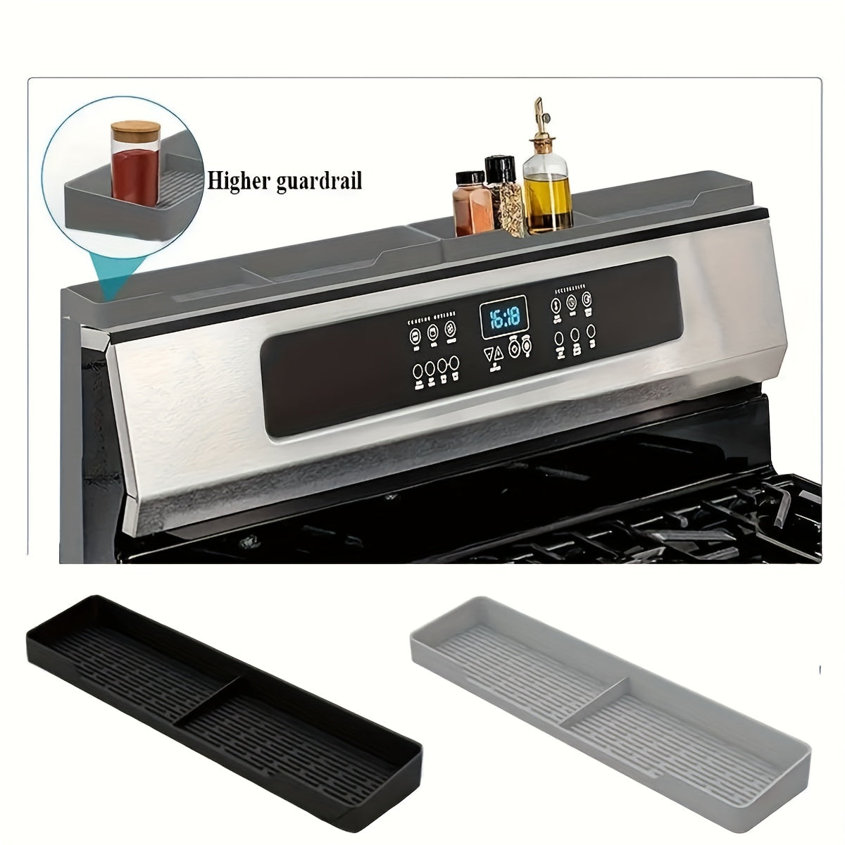 Silikon Magnit Ziravorlar Tashuvchisi - Oshxona Tashkiliyati Uchun Ideal, Ziravorlar va BBQ Aksessuarlar Uchun Mustahkam Saqlash, Qulay Barbekyu Tashuvchisi