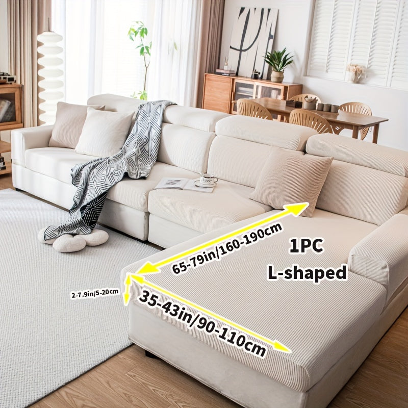 Эластичный чехол на диван, всесезонный, моющийся, прочный, противоскользящий, для кресла до 4-х мест, современный домашний офис