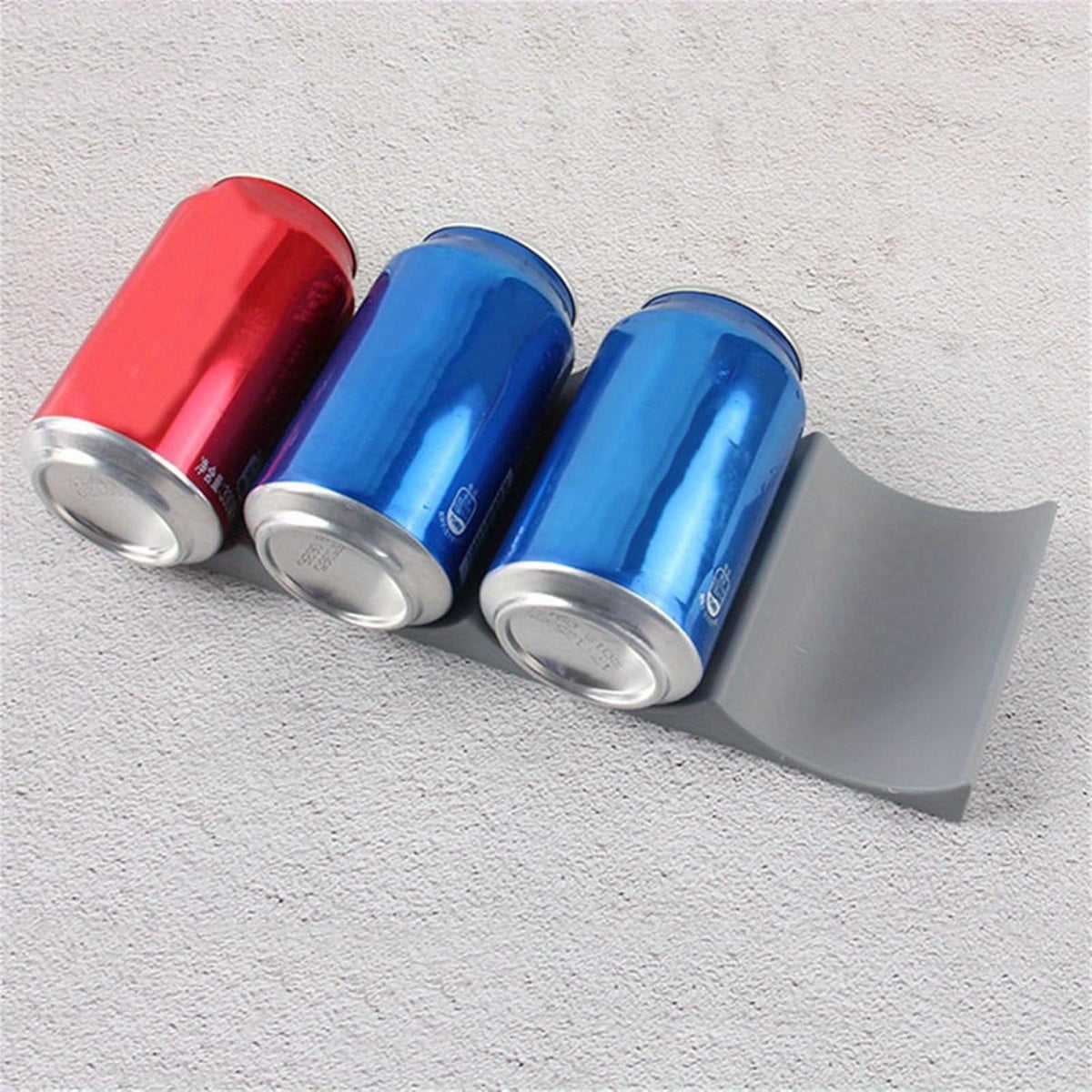 Soporte para copas de plástico, soporte para latas y botellas, organizador de bebidas independiente