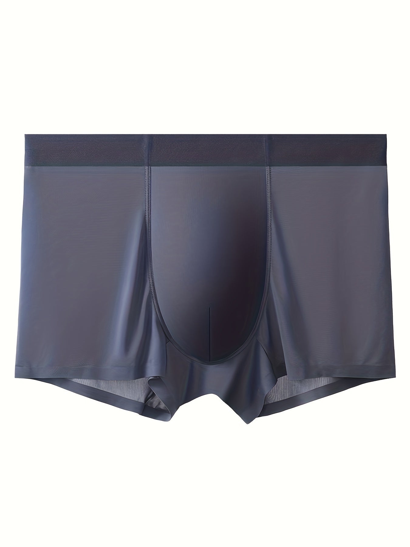 Men's Seamless Breathable Cotton-Polyamide Underwear 3 Pack in Solid Colors