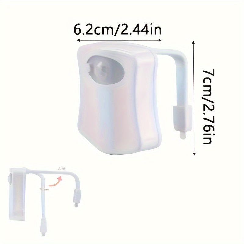 LED Night Light with 8 Color Gradient Button Control Battery Powered