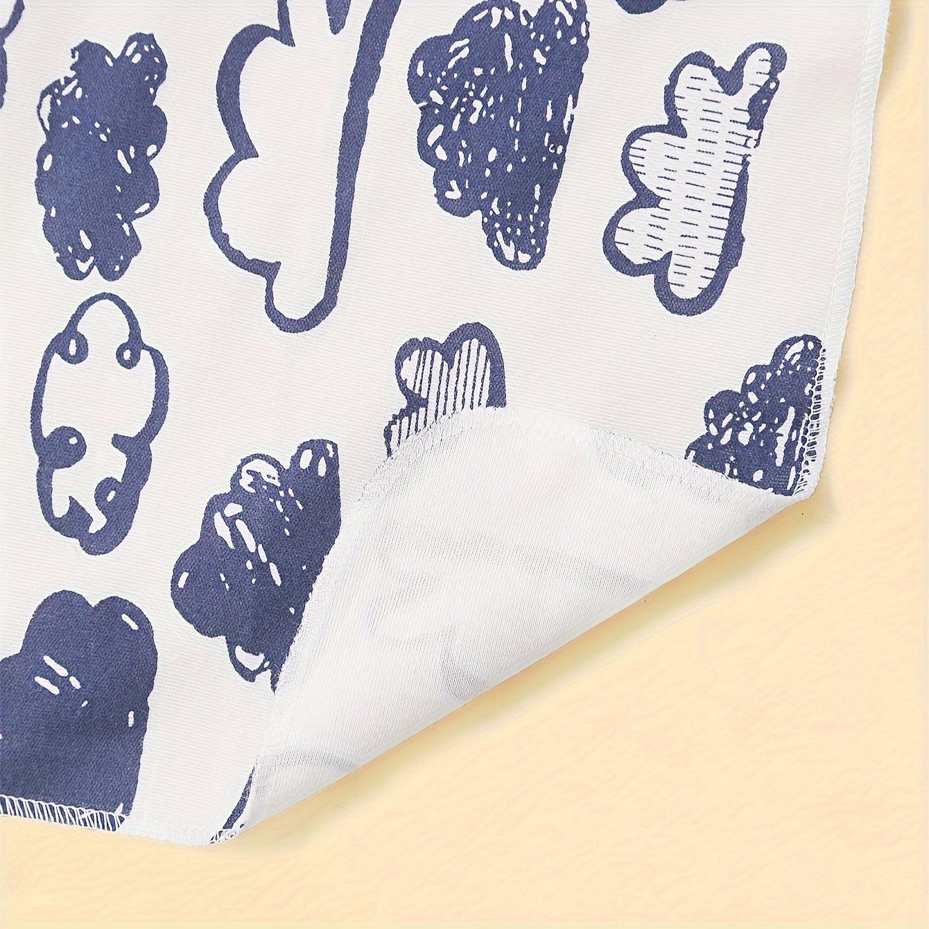 Set of 8 Ultra-Soft Knit Kids Washcloths Cloud and Panda Designs for Sensitive Skin