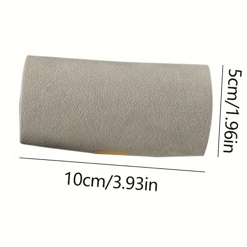 Velvet Jewelry Organizer Box for Women Portable Travel Case with Ring Holder