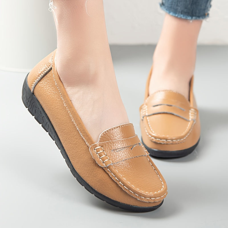 Women Slip-On Shoes, Comfortable Flat Loafers Casual Driving Walking