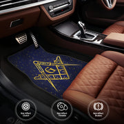 Unisex Polyester Car Mat Set All-Season Interior Protection for Cars SUVs