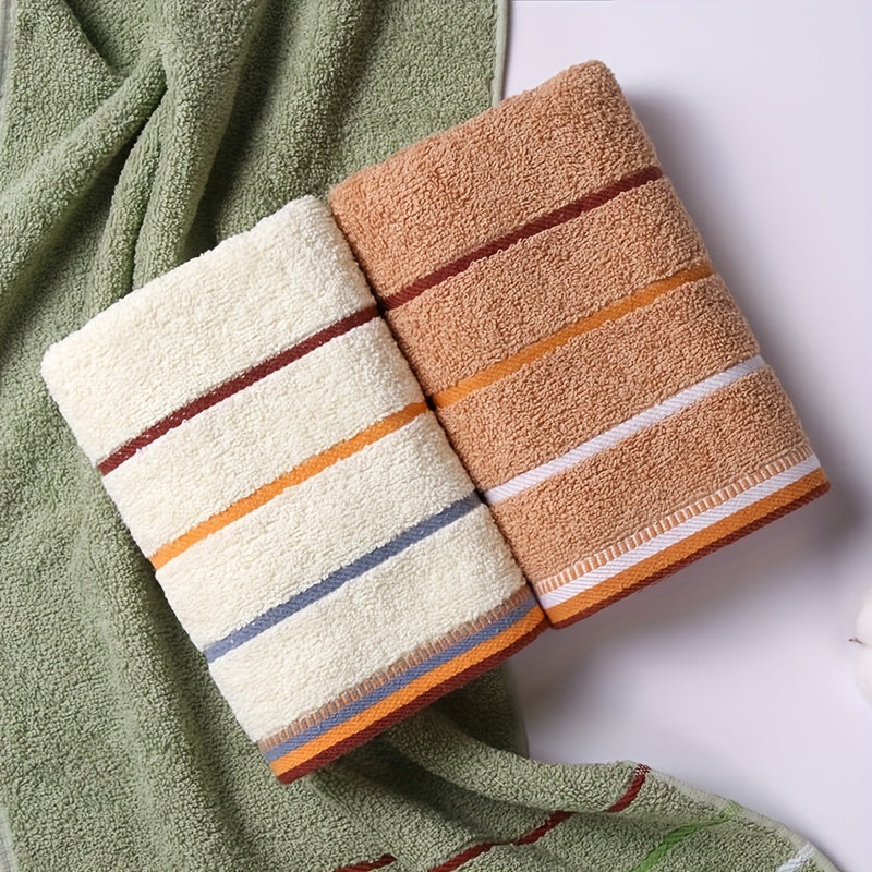 Cotton Hand Towel 476 GSM Knit Fabric 32x74 cm for Face Bathroom Home Outdoor