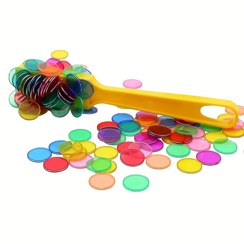 Baby Educational Toy Set with 100 Colorful Magnetic Pieces and 7 Rods for Kids 3+
