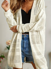 Plus-Size Women's Lace Beach Cardigan Open Front Lightweight Cover-Up