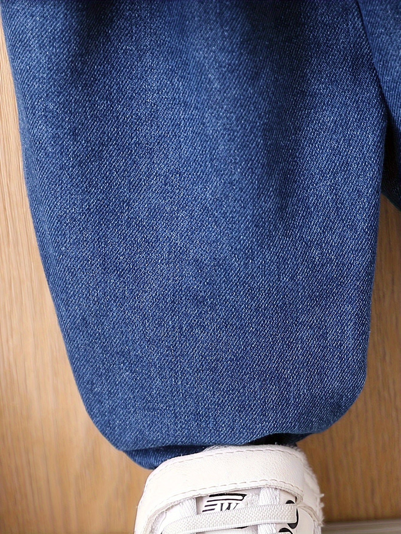 Джинсовый комплект для мальчиков с жилетом, футболкой с вышивкой букв и брюками, весна-лето