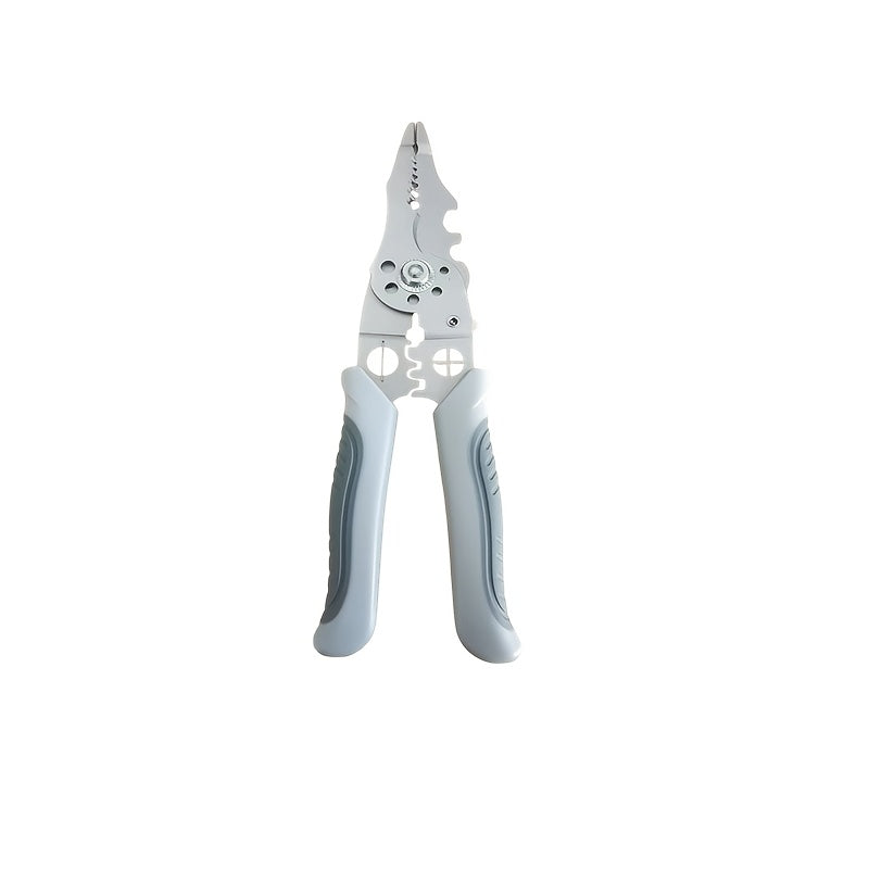 Wire Stripper and Crimping Tool Chrome Vanadium Steel Non-Slip Grip for Electricians