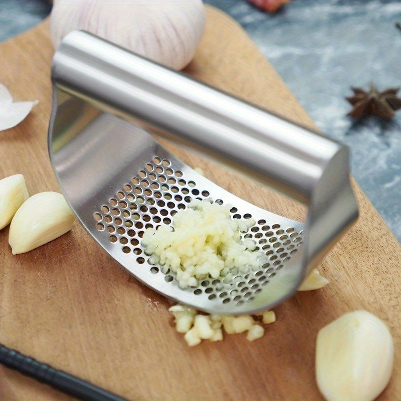 RV Kitchen Tools, Нержавеющая сталь Garlic Crusher, Rocker Metal Garlic Chopper, Garlic Mincer, Необходимые кухонные гаджеты для квартир и колледжских общежитий.