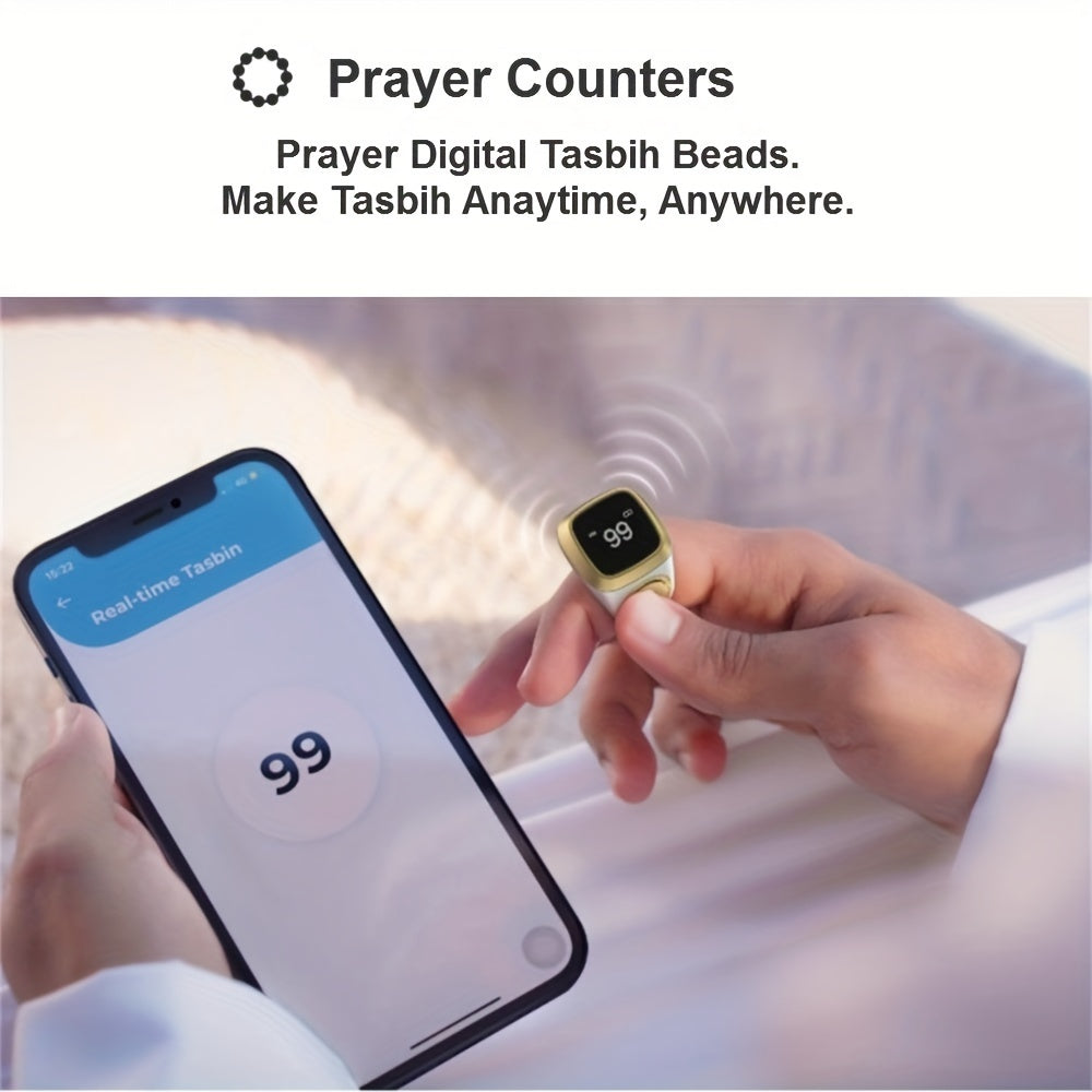 Dua Aqlli Halqa, hisoblagichlar, eslatmalar, yo'nalish ko'rsatkichi va OLED displey bilan; Azan signalizatori, uzoq batareya umriga ega va zamonaviy dizayn.