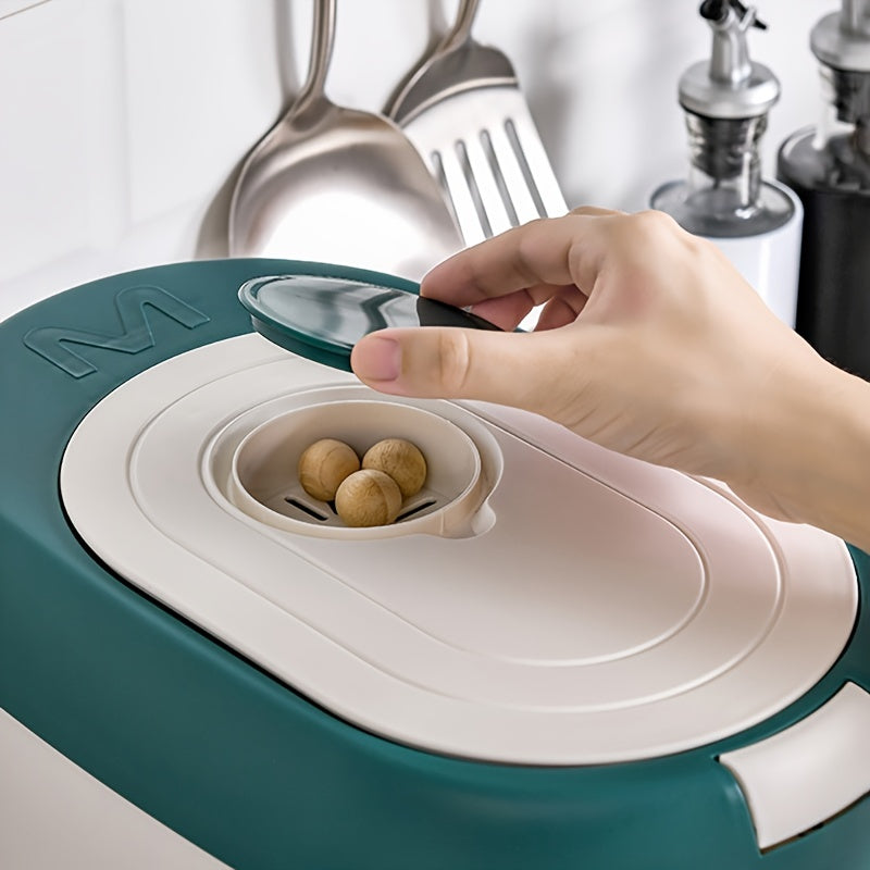 Commercial Rice Storage Bin Airtight Moisture-Proof Large Capacity Kitchen Food Grade