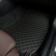 Car Floor Mats PU Leather for Sedan Left-Hand Drive 4 Colors Easy Clean