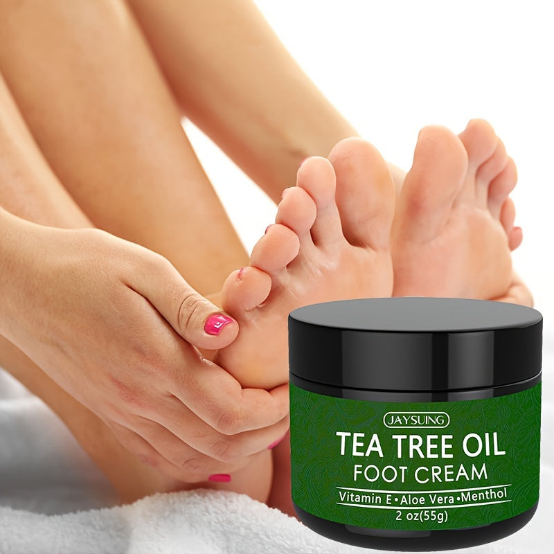 Unisex Foot Cream With Aloe Vera Hyaluronic Acid Honey 2oz