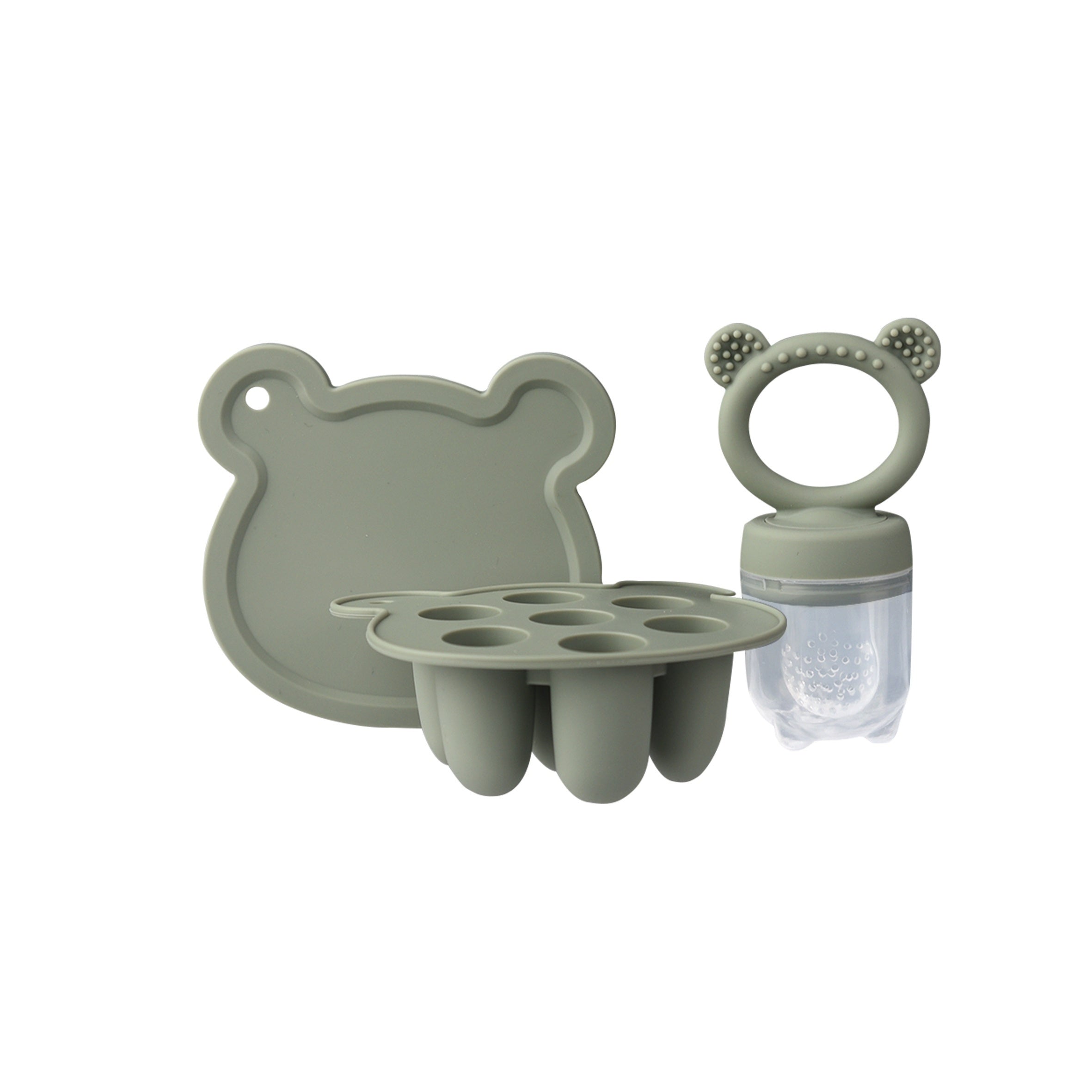 Ice Tray for Kids Little Bear Bites Silicone Reusable Mold