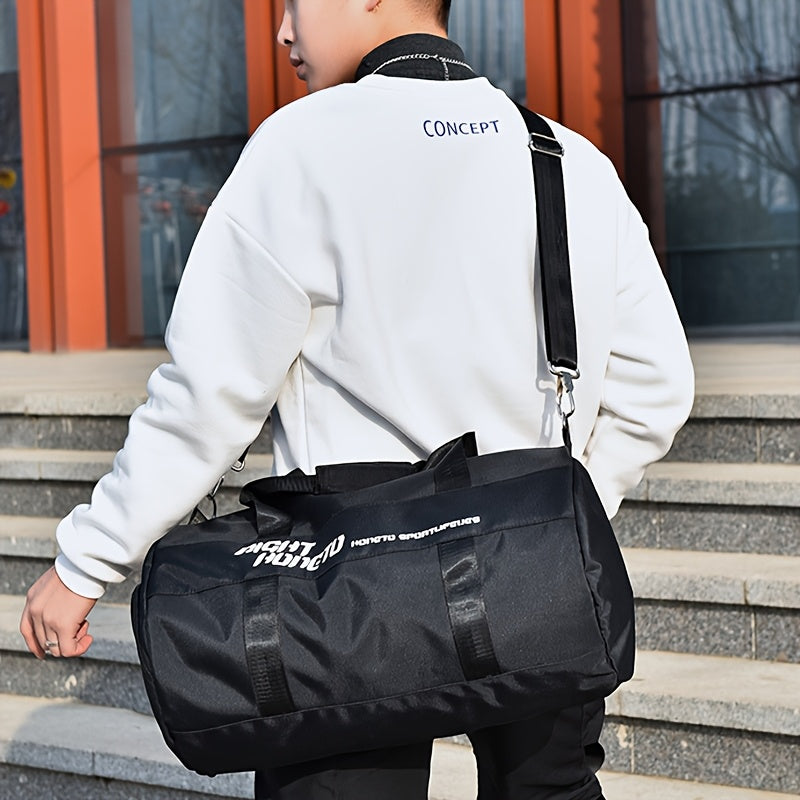 Unisex Sports Gym Bag with Wet and Dry Separation Large Capacity for Training Travel