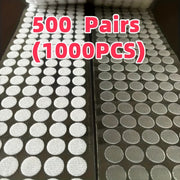 1000pcs Transparent Magic Stickers 1.5cm Diameter for DIY Crafts School Home Office