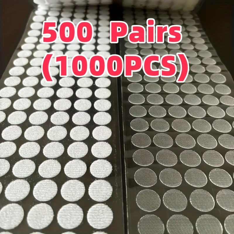 1000pcs Transparent Magic Stickers 1.5cm Diameter for DIY Crafts School Home Office