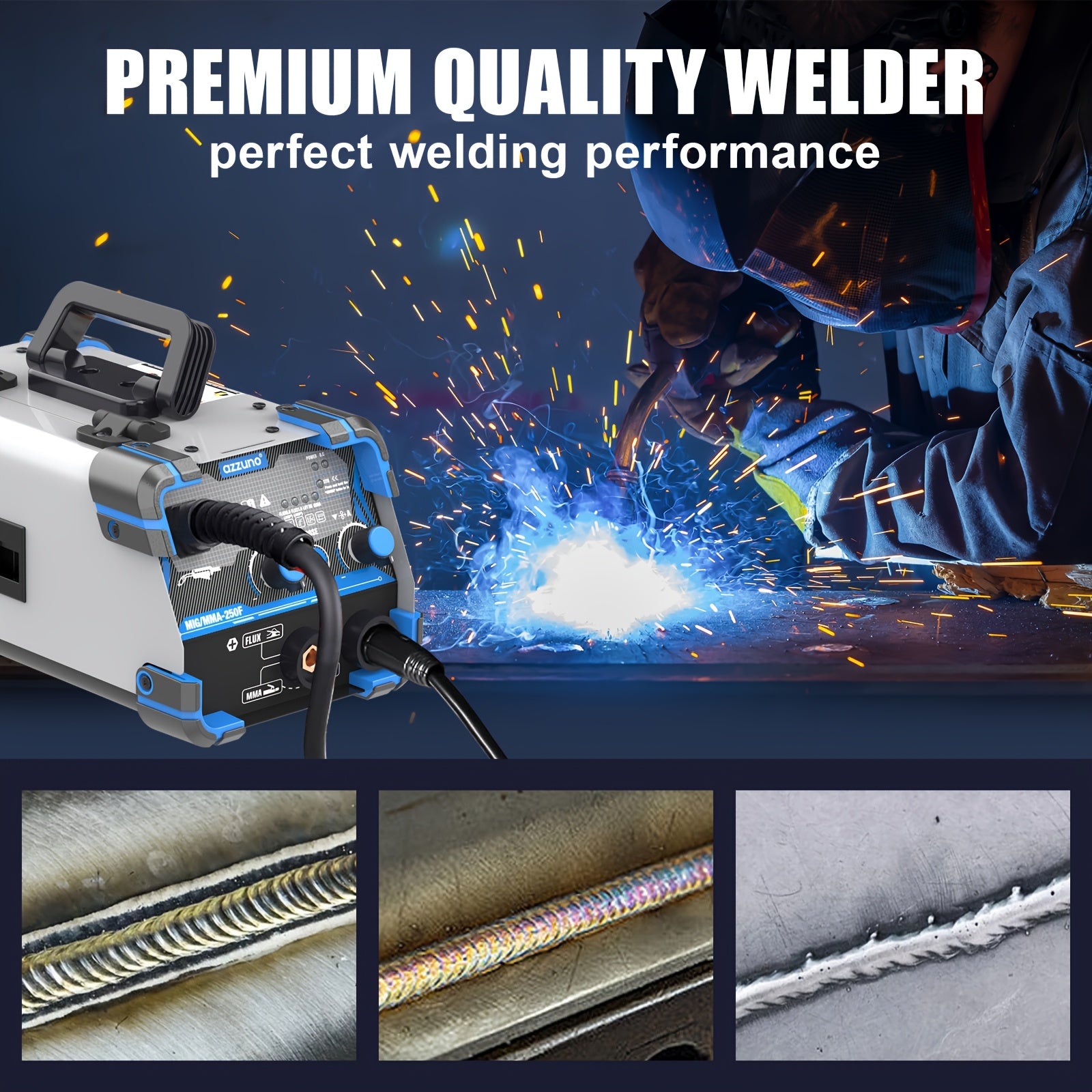 3-in-1 Portable Welding Machine 120Amp MIG MMA Stick 220V European Plug