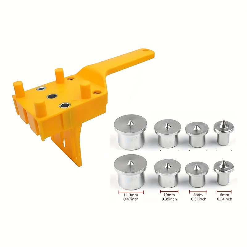 Handheld Drill Guide for Woodworking Dowelling Jig and Hole Saw Tools