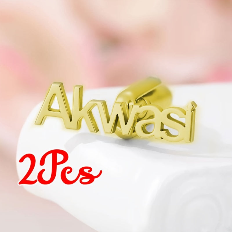 Personalized Initial Cufflinks for Men Wedding Groomsmen Gift Set