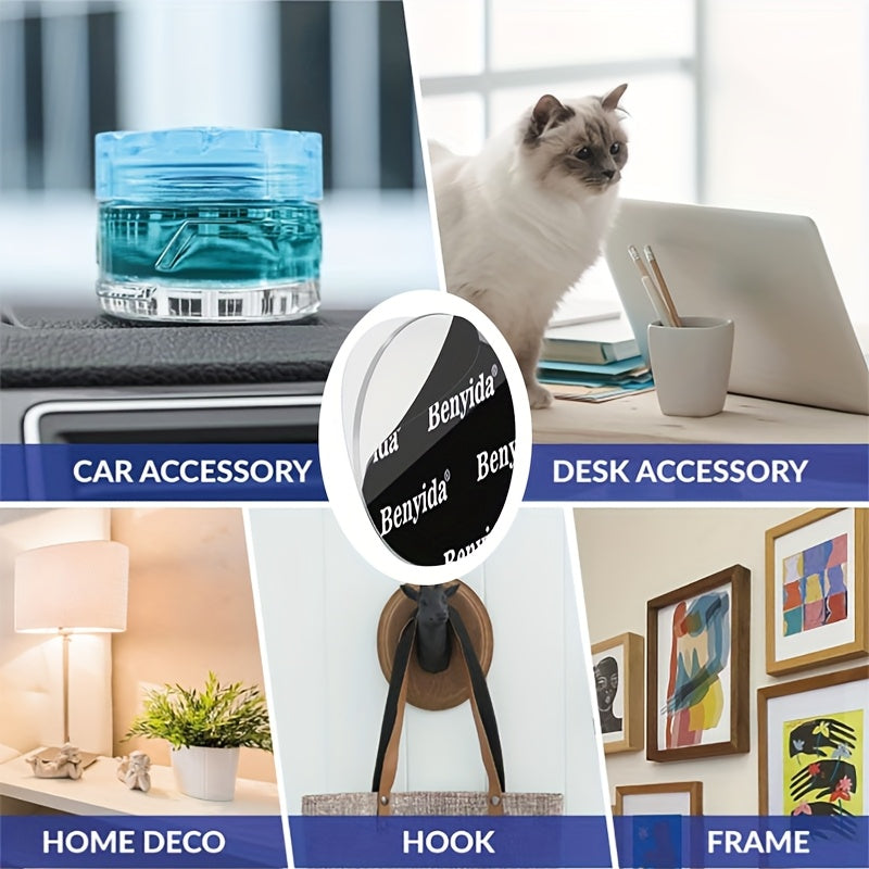 10pcs Car Suction Cup Holder Adhesive Film Double-Sided Tape for GPS Phone Mounts