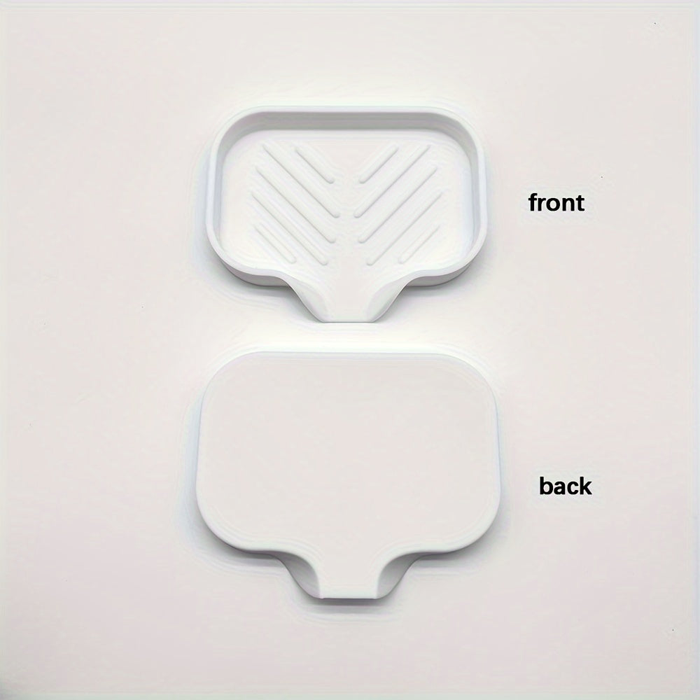 Dispensador de jabón de silicona con bandeja de drenaje automático, soporte antideslizante para esponjas y ahorrador de jabón