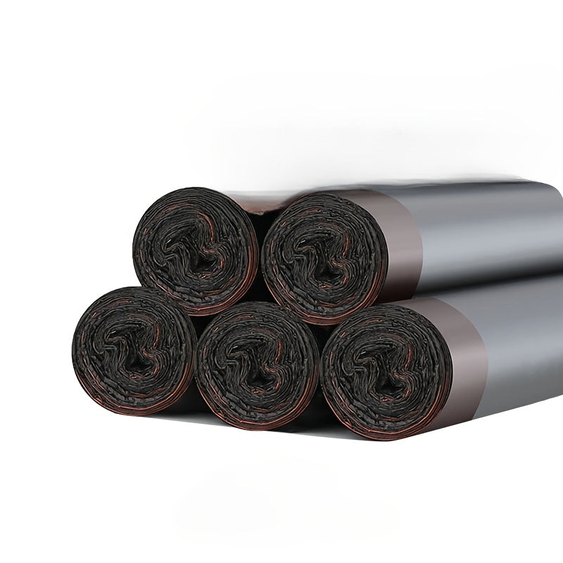 60 Black Trash Bags Large Heavy Duty Waste Disposal for Home Hotel Supermarket