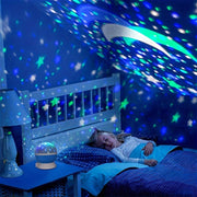 Colorful Rotating Starry Sky Projection Light for Romantic Bedroom Atmosphere