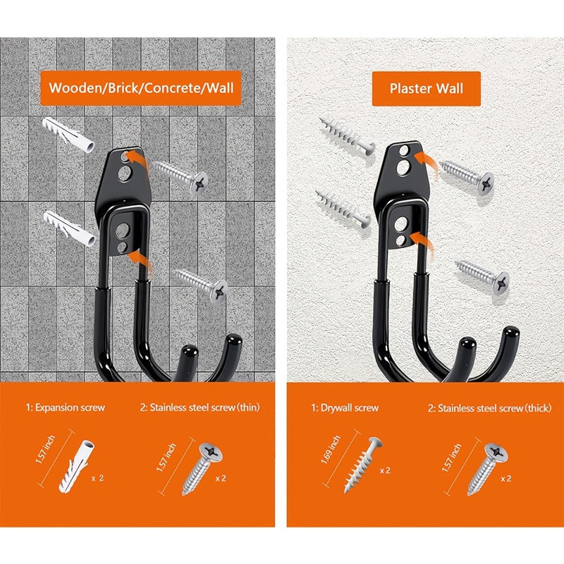 Electric Vehicle Wall Mount Charger Hook Durable Steel for Indoor Outdoor Use