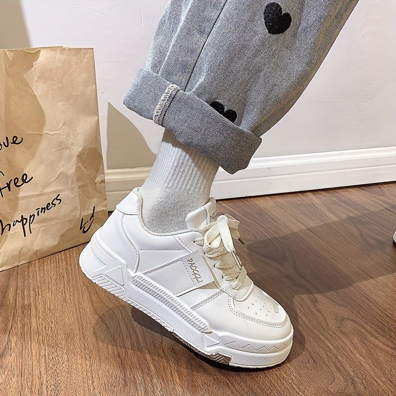 Women's Casual Sneakers Low Top Breathable Fabric Non-Slip Rubber Sole