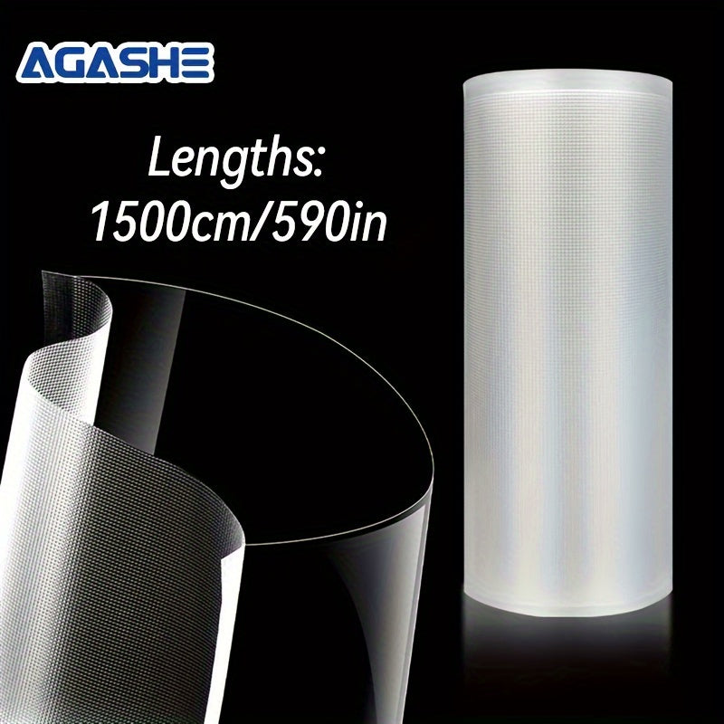 Vakuum yopishtiruvchi rulolar, juda katta, 1500cm, BPAsiz, yetti qatlamli ko-ekstrudlangan oziq-ovqatni saqlash uchun