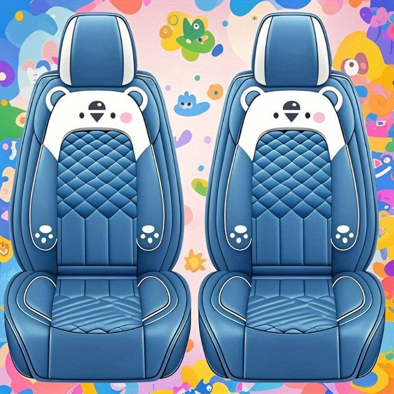 Fundas para asientos de coche totalmente fáciles de instalar, multicolores, cojines de asiento transpirables