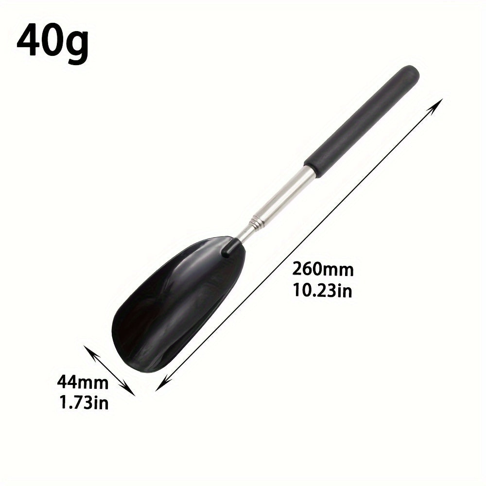 Adjustable Stainless Steel Shoe Horn with Long Handle Telescopic for Elderly and Pregnant