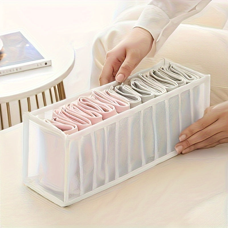 Large Fabric Storage Bins Set of 11 with Handles Stackable Foldable Collapsible Organizer for Clothes and More