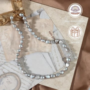Freshwater Pearl Necklace with Vintage Baroque Design for Special Occasions
