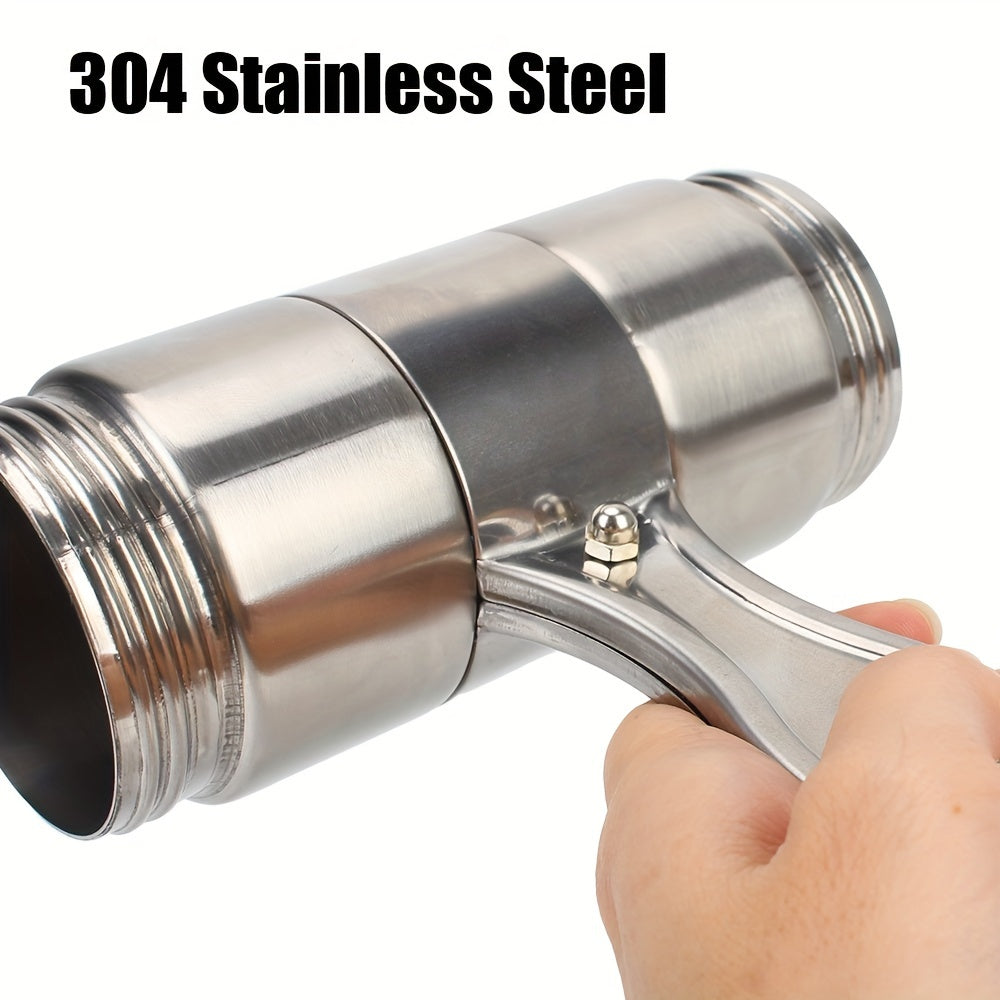 Машина для пасты из нержавеющей стали с 5 пресс-формами для приготовления спагетти и соковыжималка для фруктов - многофункциональный ручной производитель лапши