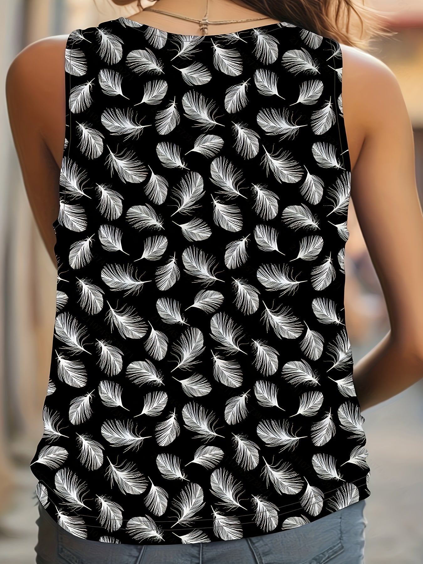 Женский топ без рукавов с цветочным принтом, квадратным вырезом, легкий, дышащий, летний, повседневный, офисный