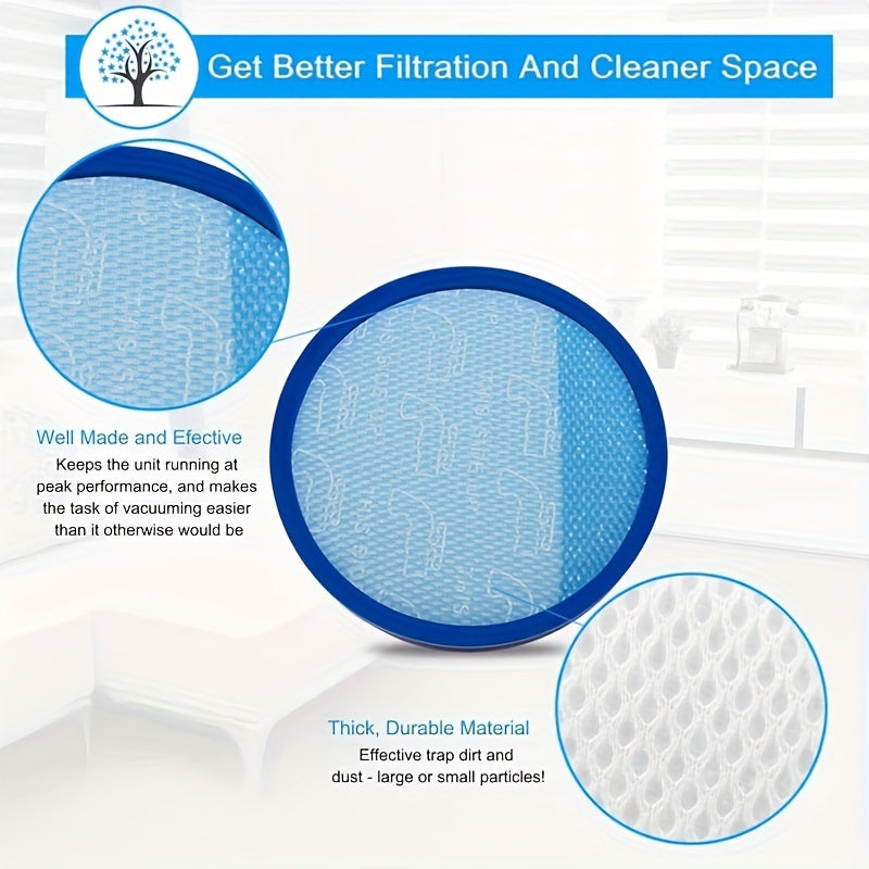 2 Pack Reusable HEPA Vacuum Filters for Windtunnel Series Compatible with UH71250 UH71255 UH72600