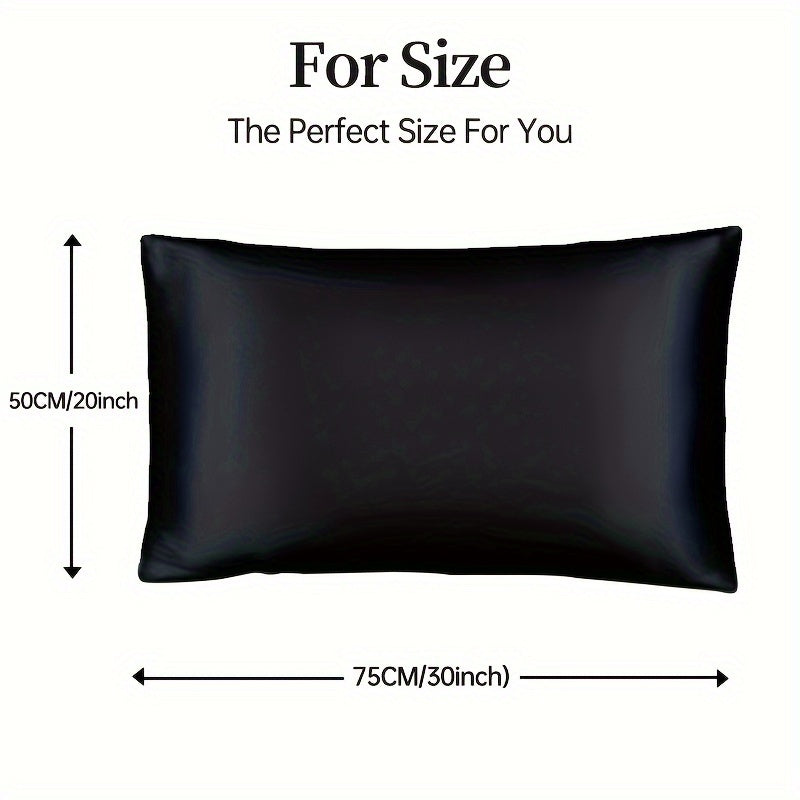 Toza rangli ipak yostiq qopqog'i to'quvchan teri va soch parvarishi uchun, hashamatli his