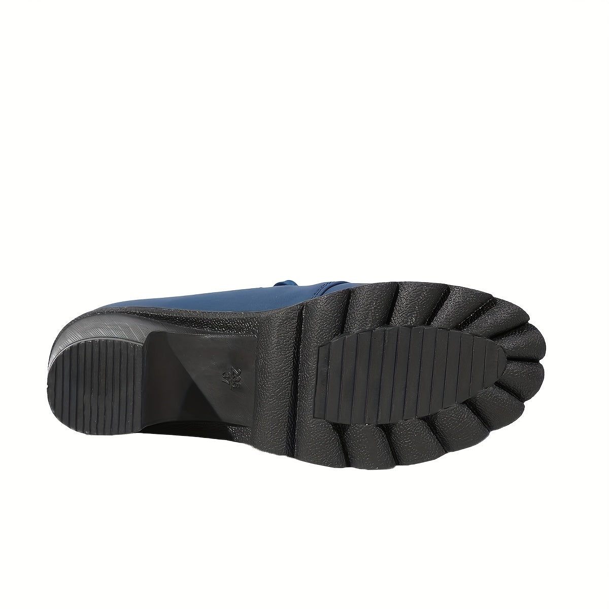 Women's Solid Color Chunky Heel Ankle Boots Lace-Up Short Boots