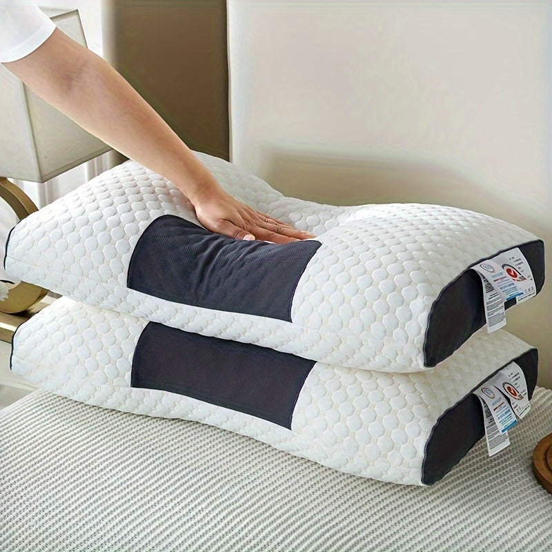 Almohada de soporte para cuello elástico con funda transpirable y lavable para uso en maternidad y dormitorio