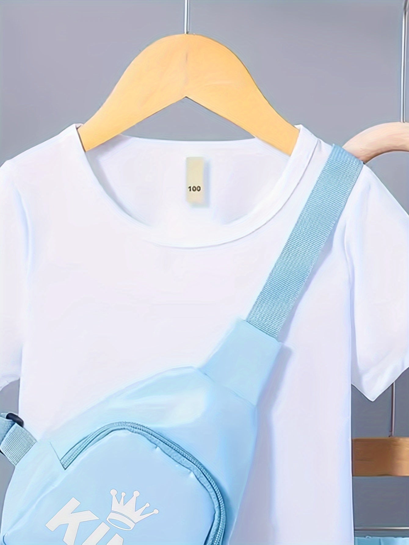 Boys Shorts Set Polyester Solid Color Casual Spring Summer Regular Fit