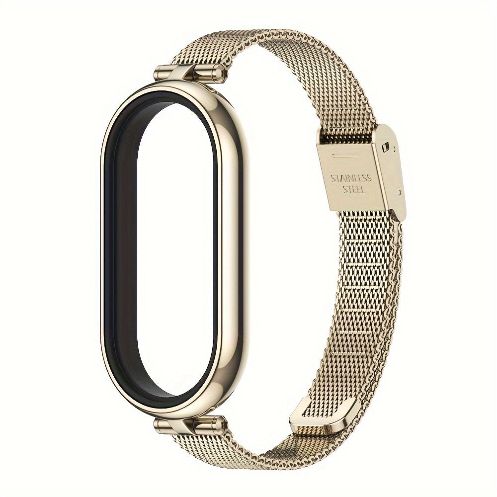 Stainless Steel Milanese Loop Watch Strap for Xiaomi Smart Band 3-9