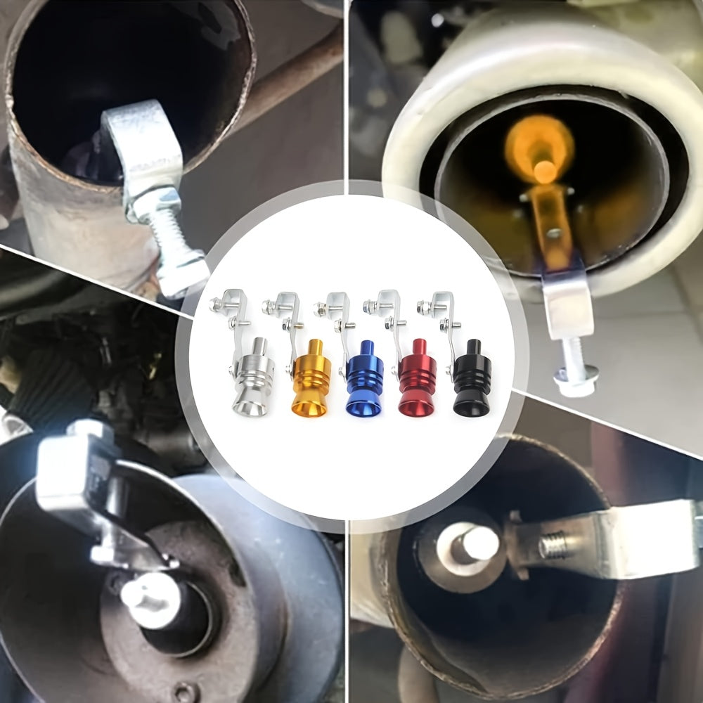 Mototsikl Turbo Vuvuzela Chiqish Ovozi Yaratish Imitatsiya Horn Aksesuar Ko'p Ranglar