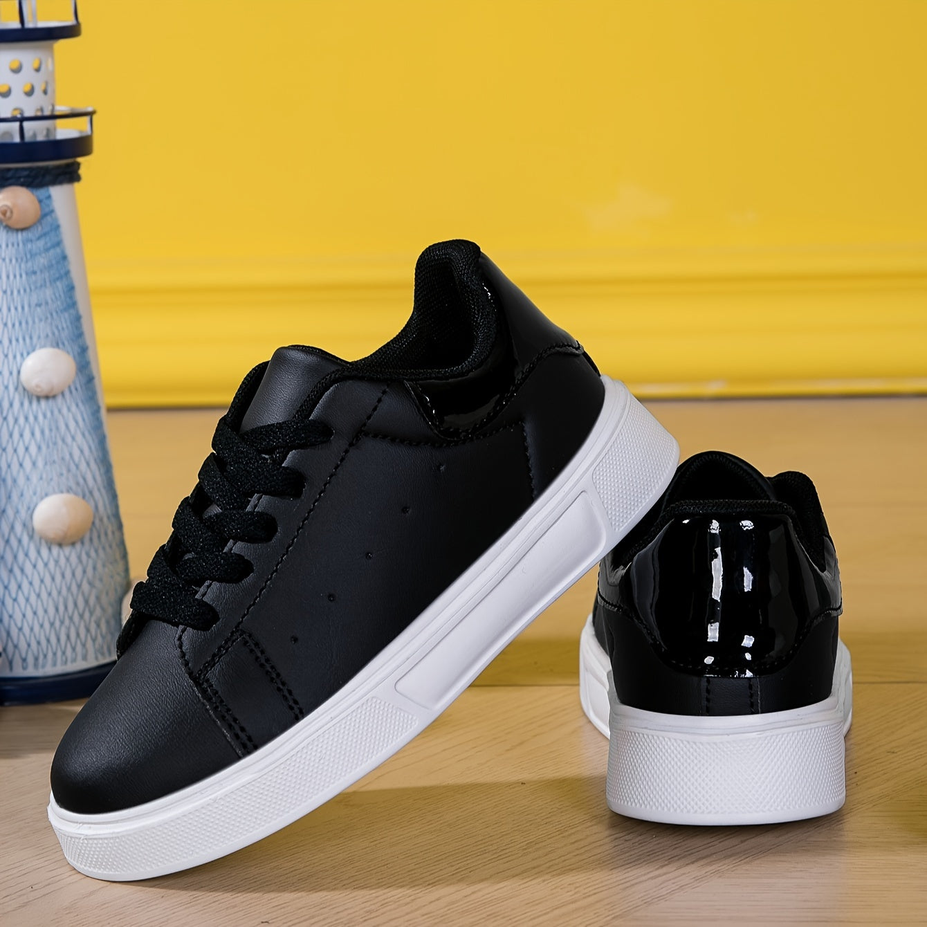 Kids' All-Season Fabric Sneakers with EVA Sole and Lace-Up Closure