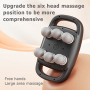 Portable Electric Massager for Legs and Shoulders with 6 Adjustable Intensity Levels