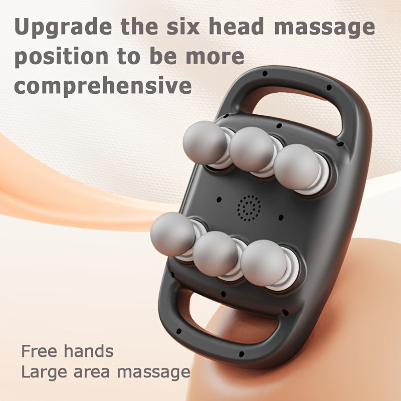 Portable Electric Massager for Legs and Shoulders with 6 Adjustable Intensity Levels