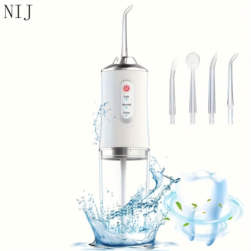 Electric Toothbrush with Oral Irrigator and Orthodontic Cleaning Device Rechargeable Lithium Battery